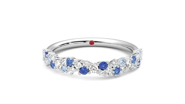 Taylor & Hart Alba Wedding Ring 360 degree image 1
