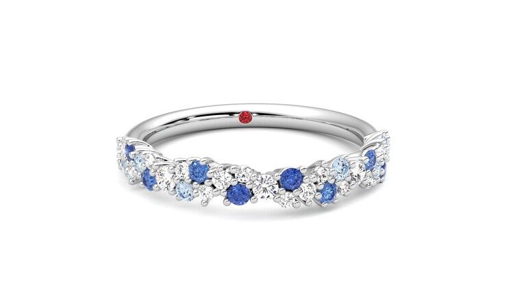 Taylor & Hart Alba Wedding Ring 360 degree image 2