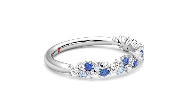 Taylor & Hart Alba Wedding Ring 360 degree image 8