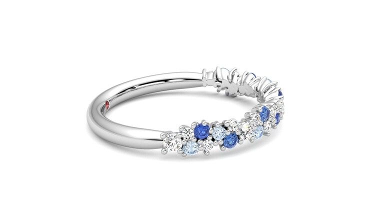 Taylor & Hart Alba Wedding Ring 360 degree image 9