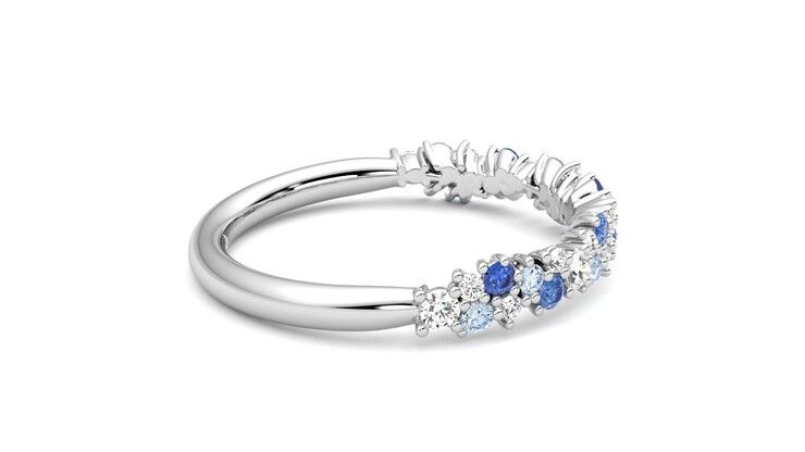 Taylor & Hart Alba Wedding Ring 360 degree image 10