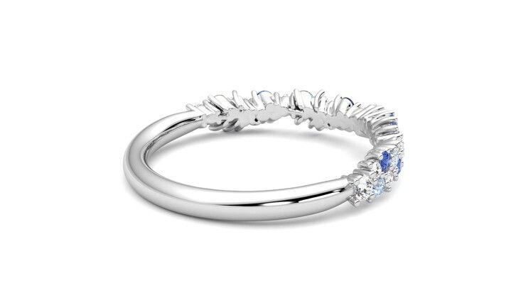 Taylor & Hart Alba Wedding Ring 360 degree image 12