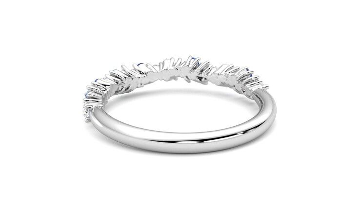 Taylor & Hart Alba Wedding Ring 360 degree image 16