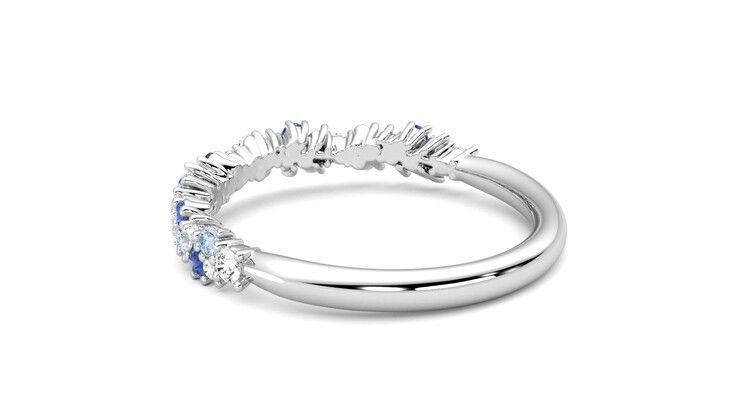 Taylor & Hart Alba Wedding Ring 360 degree image 18