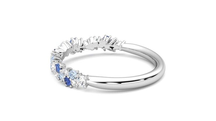 Taylor & Hart Alba Wedding Ring 360 degree image 19