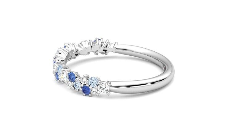 Taylor & Hart Alba Wedding Ring 360 degree image 20