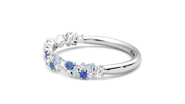 Taylor & Hart Alba Wedding Ring 360 degree image 21