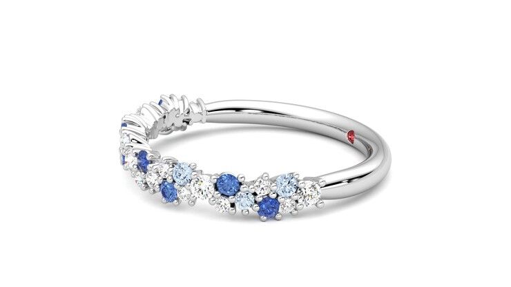 Taylor & Hart Alba Wedding Ring 360 degree image 22