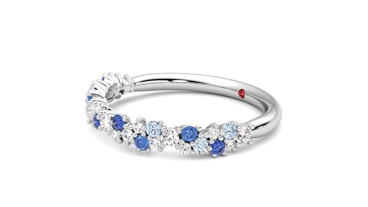 Taylor & Hart Alba Wedding Ring 360 degree image 23