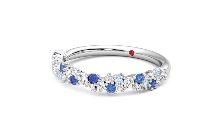 Taylor & Hart Alba Wedding Ring 360 degree image 25