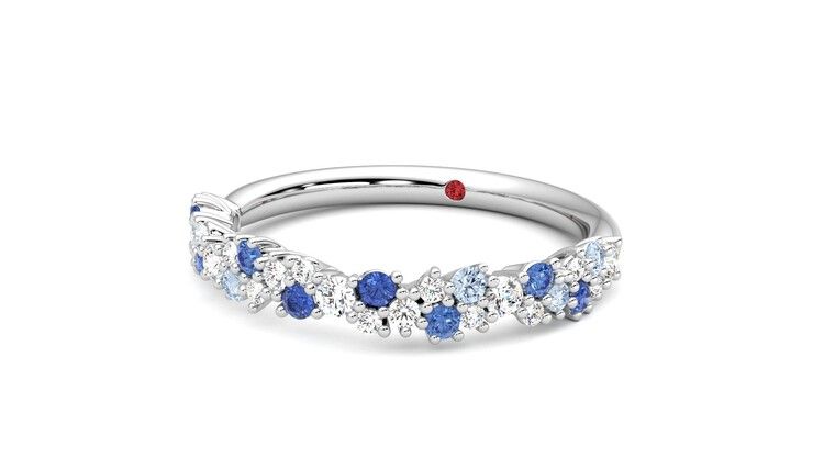 Taylor & Hart Alba Wedding Ring 360 degree image 26