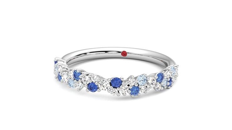 Taylor & Hart Alba Wedding Ring 360 degree image 27
