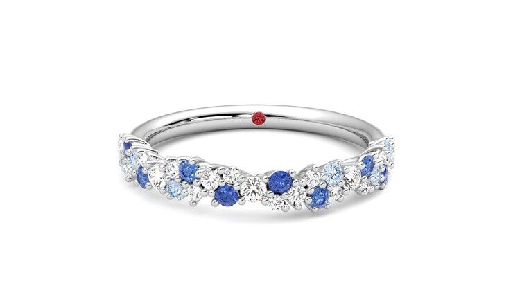 Taylor & Hart Alba Wedding Ring 360 degree image 29