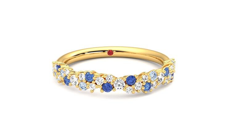 Taylor & Hart Alba Wedding Ring 360 degree image 2