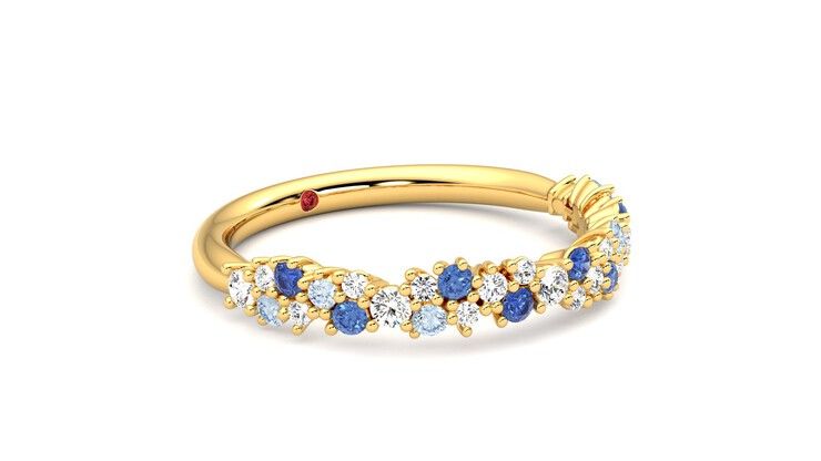 Taylor & Hart Alba Wedding Ring 360 degree image 6