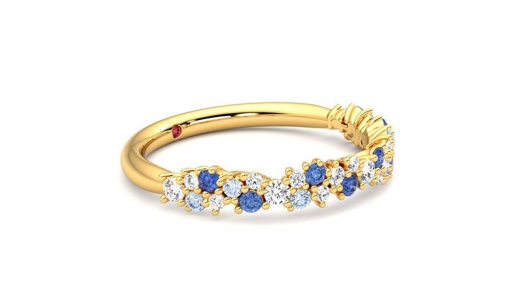 Taylor & Hart Alba Wedding Ring 360 degree image 7