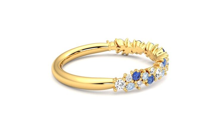 Taylor & Hart Alba Wedding Ring 360 degree image 10