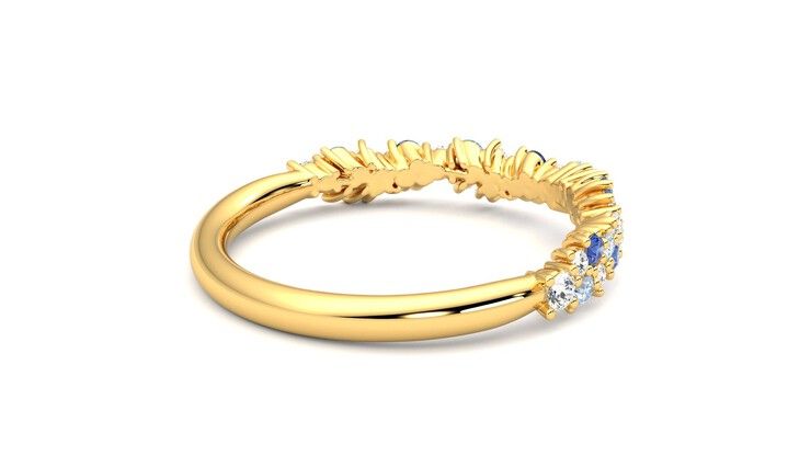 Taylor & Hart Alba Wedding Ring 360 degree image 12
