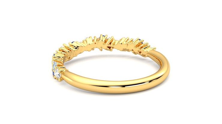 Taylor & Hart Alba Wedding Ring 360 degree image 17