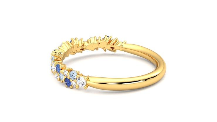 Taylor & Hart Alba Wedding Ring 360 degree image 19