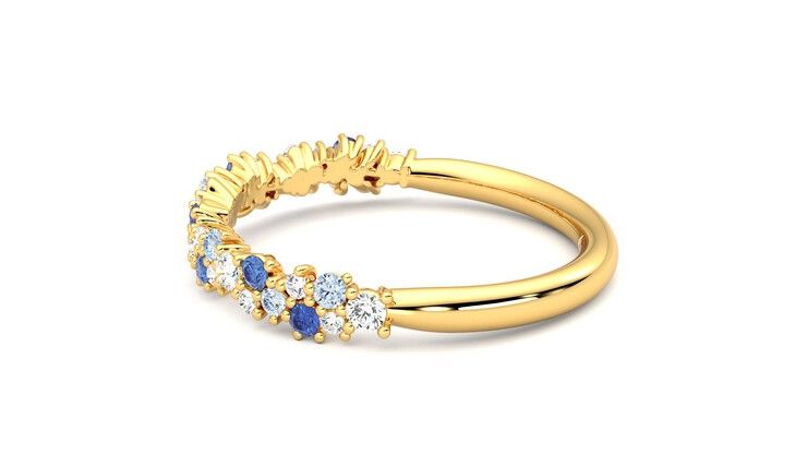 Taylor & Hart Alba Wedding Ring 360 degree image 20