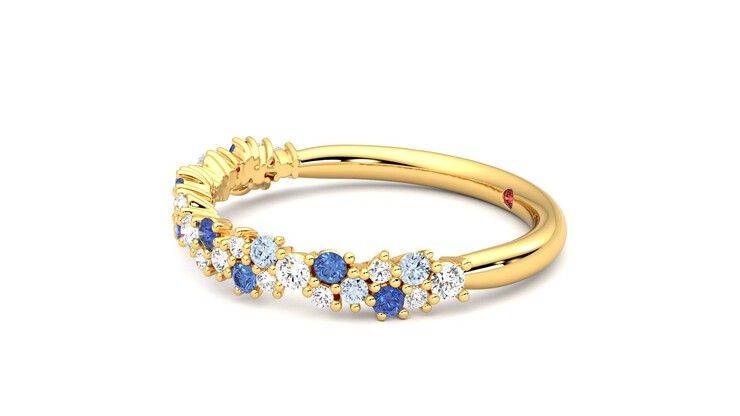 Taylor & Hart Alba Wedding Ring 360 degree image 22
