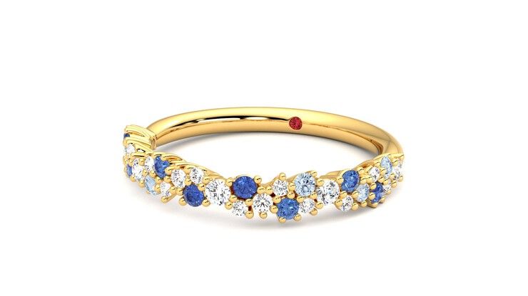 Taylor & Hart Alba Wedding Ring 360 degree image 26
