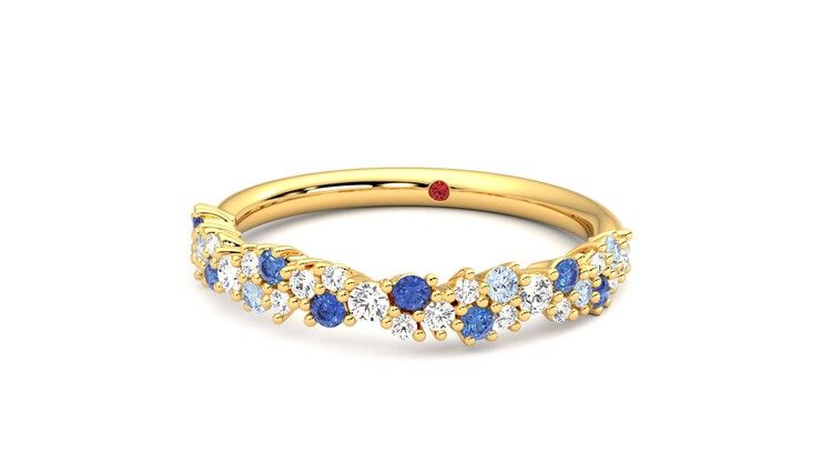 Taylor & Hart Alba Wedding Ring 360 degree image 27
