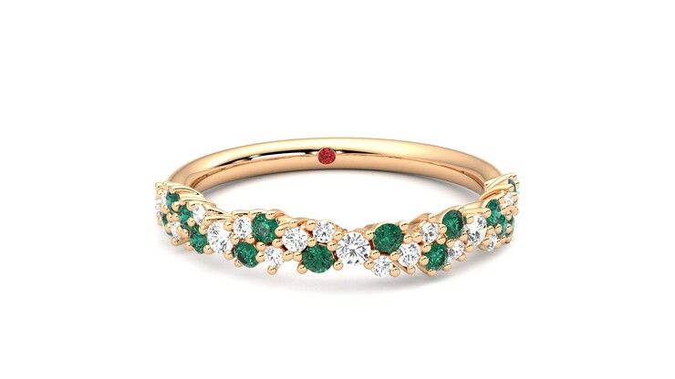 Taylor & Hart Alba Wedding Ring 360 degree image 2