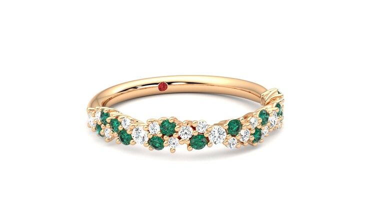 Taylor & Hart Alba Wedding Ring 360 degree image 4