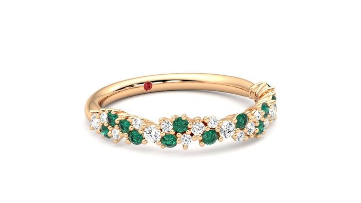 Taylor & Hart Alba Wedding Ring 360 degree image 5