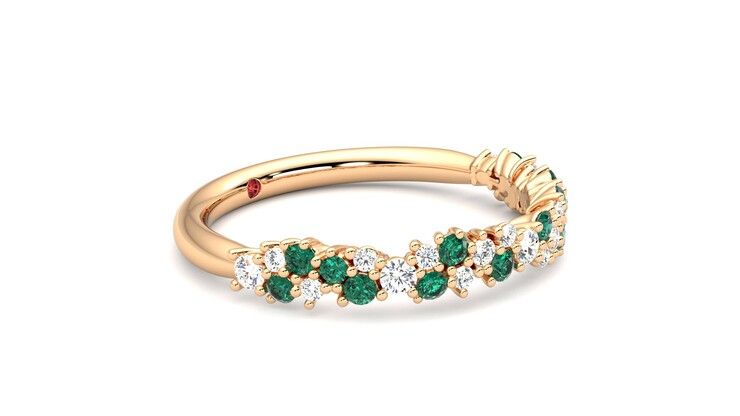 Taylor & Hart Alba Wedding Ring 360 degree image 7