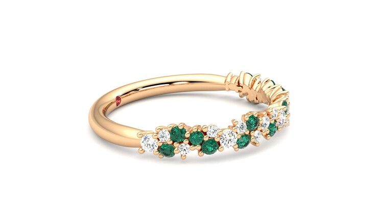 Taylor & Hart Alba Wedding Ring 360 degree image 8