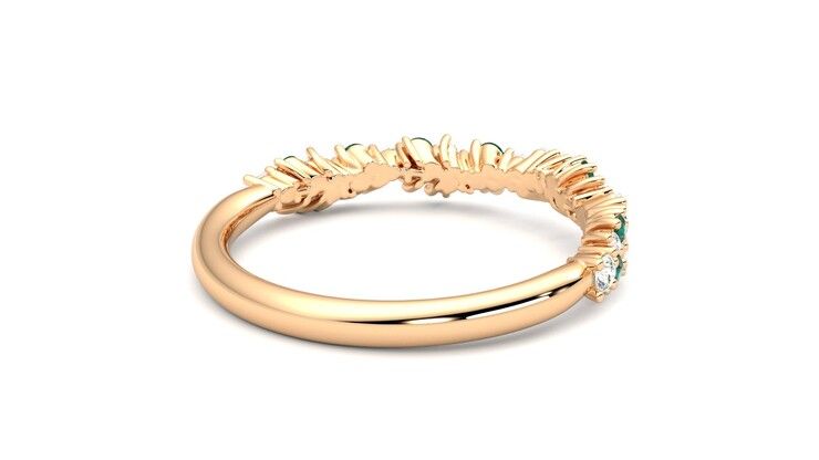 Taylor & Hart Alba Wedding Ring 360 degree image 13