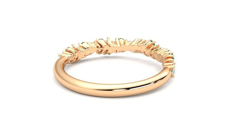 Taylor & Hart Alba Wedding Ring 360 degree image 14