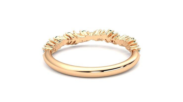 Taylor & Hart Alba Wedding Ring 360 degree image 15