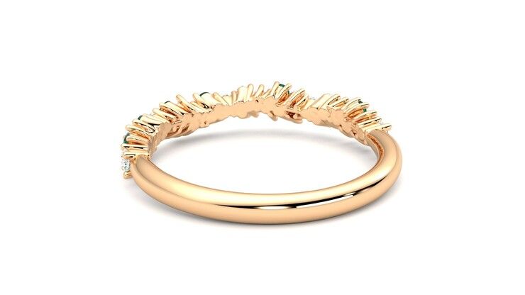 Taylor & Hart Alba Wedding Ring 360 degree image 16