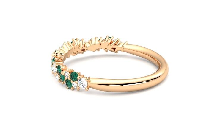 Taylor & Hart Alba Wedding Ring 360 degree image 19
