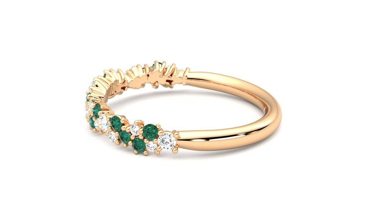 Taylor & Hart Alba Wedding Ring 360 degree image 20