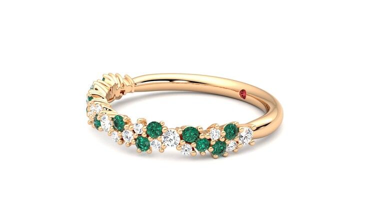 Taylor & Hart Alba Wedding Ring 360 degree image 23
