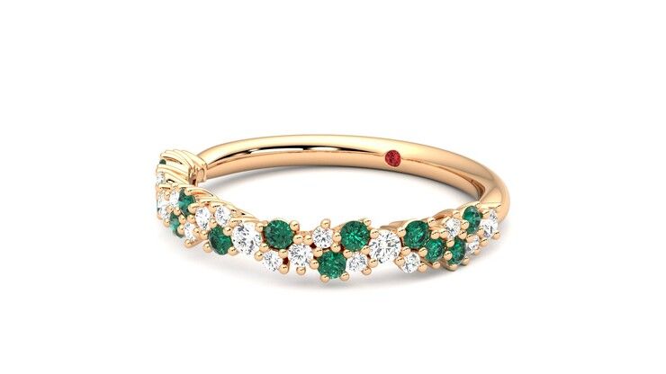 Taylor & Hart Alba Wedding Ring 360 degree image 25