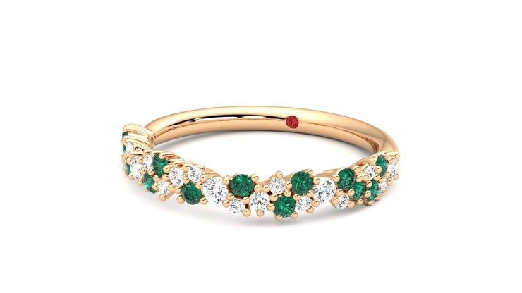Taylor & Hart Alba Wedding Ring 360 degree image 26