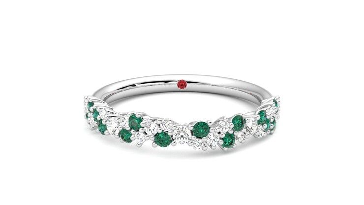 Taylor & Hart Alba Wedding Ring 360 degree image 0