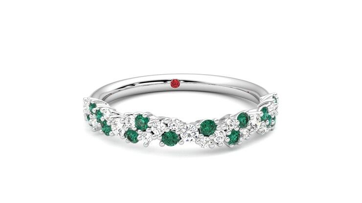 Taylor & Hart Alba Wedding Ring 360 degree image 2