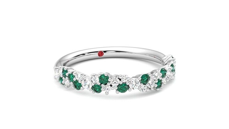 Taylor & Hart Alba Wedding Ring 360 degree image 4