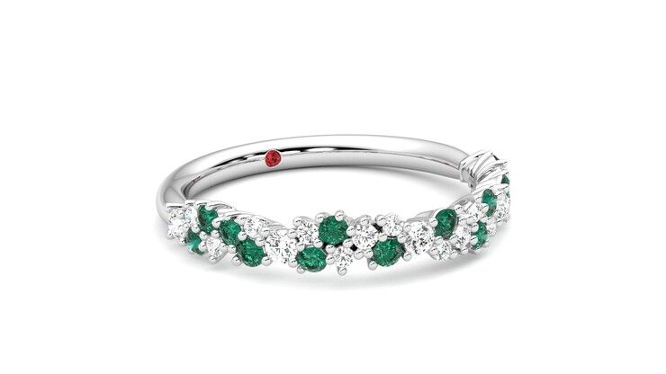 Taylor & Hart Alba Wedding Ring 360 degree image 5