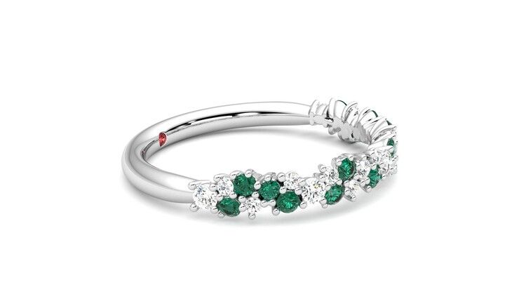 Taylor & Hart Alba Wedding Ring 360 degree image 8