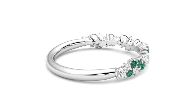 Taylor & Hart Alba Wedding Ring 360 degree image 11
