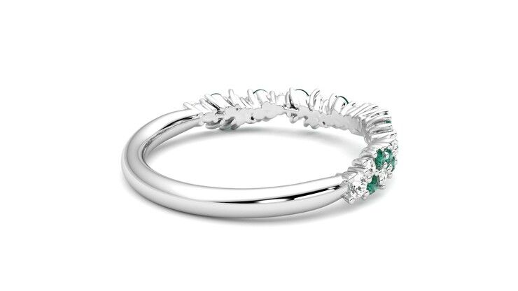 Taylor & Hart Alba Wedding Ring 360 degree image 12