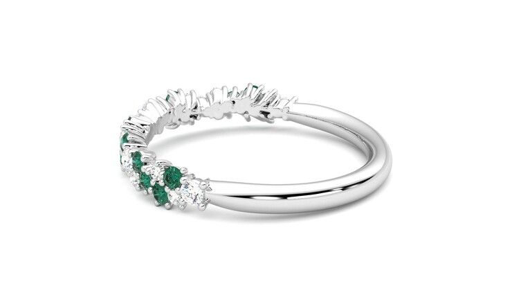 Taylor & Hart Alba Wedding Ring 360 degree image 19